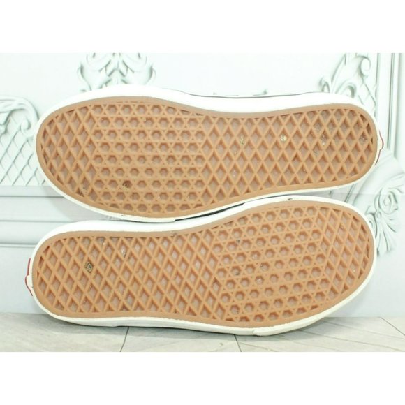 Vans Of The Wall Blue Suede Lace Up Checkerboard Skate Sneakers Shoes Size 8 - Picture 9 of 9